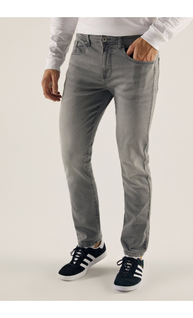 Pier One Slim fit jeans - grey denim