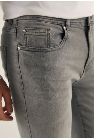Pier One Slim fit jeans - grey denim