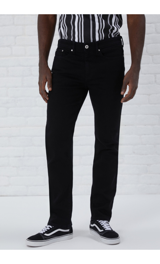 Pier One Straight leg jeans - black denim