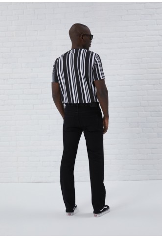 Pier One Straight leg jeans - black denim