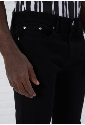 Pier One Straight leg jeans - black denim