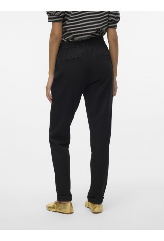 Vero Moda SOLID PANT - Trousers - black