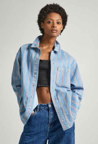 PEPE JEANS RIVER DNM STRIPE