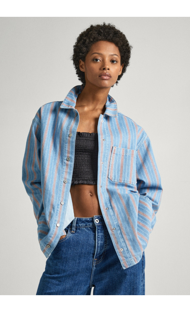 PEPE JEANS RIVER DNM STRIPE