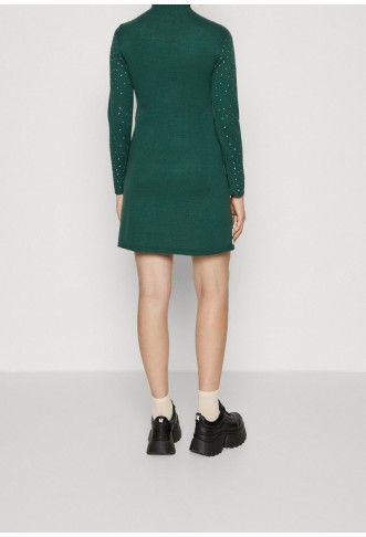 Pieces dress - dark green