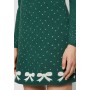 Pieces dress - dark green