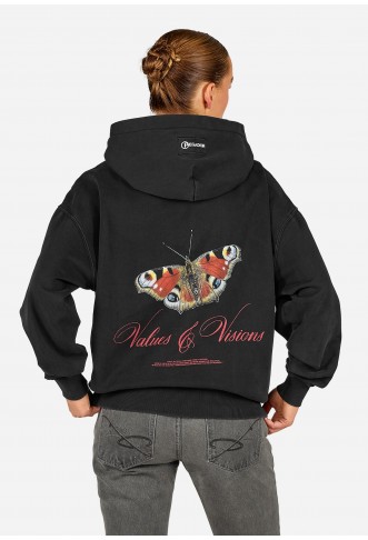 Pegador  OVERSIZED HOODIE - vintage black