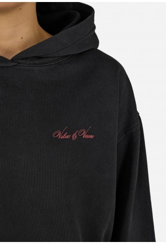 Pegador  OVERSIZED HOODIE - vintage black