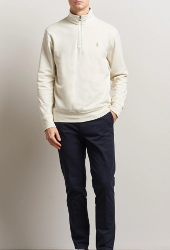 Double Knit Half-Zip...