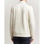 Double Knit Half-Zip Sweater  Cream