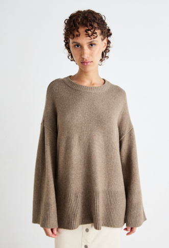 ONLY LONG - Jumper - walnut