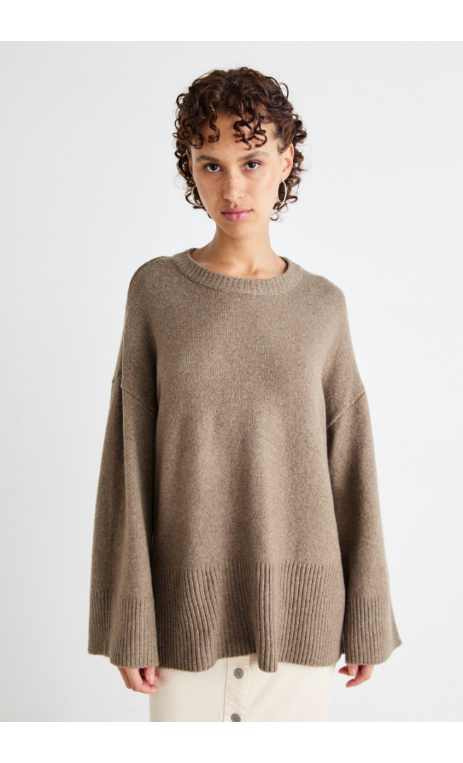 ONLY LONG - Jumper - walnut