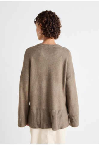 ONLY LONG - Jumper - walnut