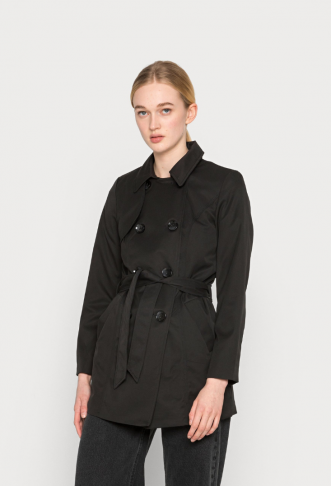 ONLY  - Trenchcoat - black