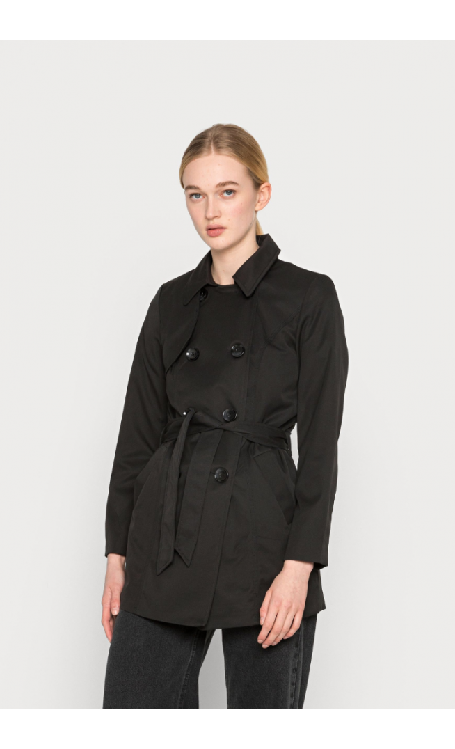 ONLY  - Trenchcoat - black