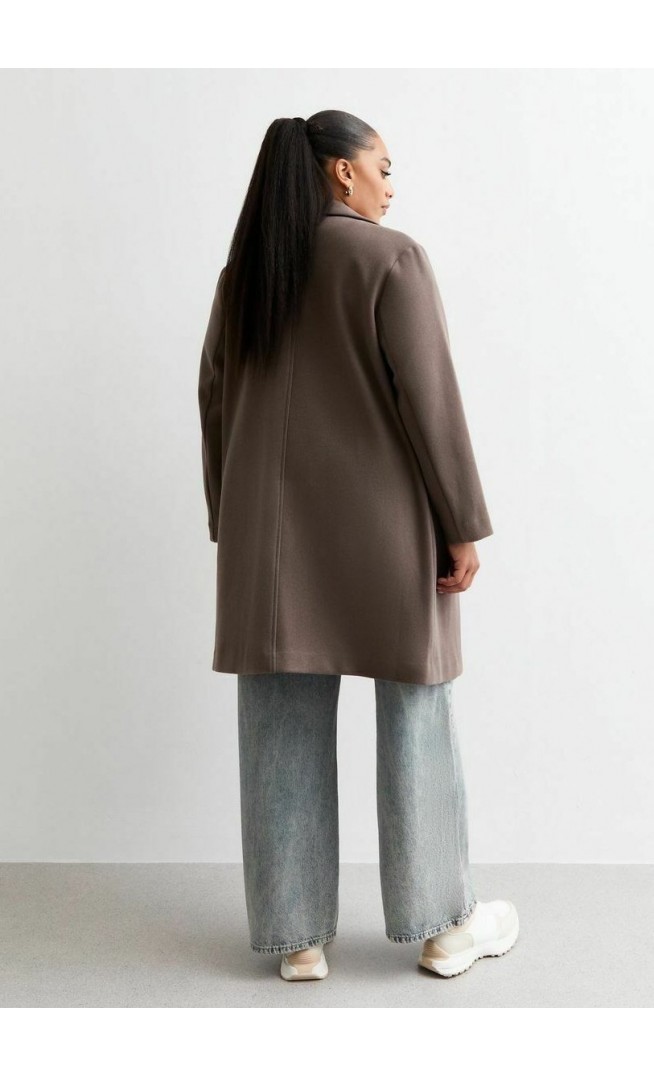New Look Curves - Classic coat - mink