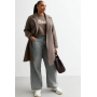 New Look Curves - Classic coat - mink