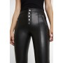 ONLY  BUTTON PANT - Trousers - black