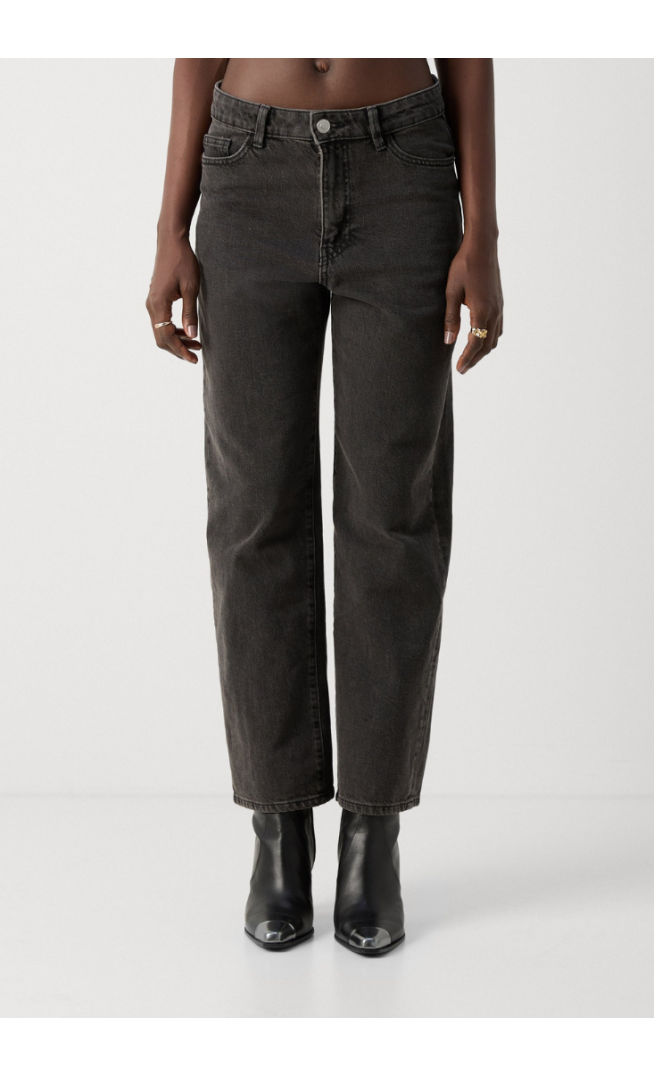 Lindex  - Relaxed fit jeans - black