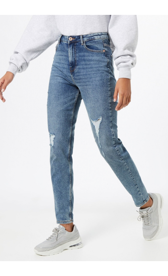 Pieces Pckesia Mom medium blue denim