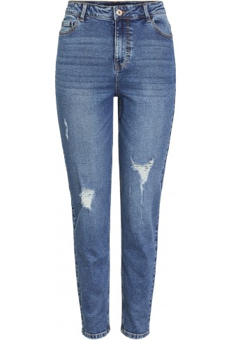 Pieces Pckesia Mom medium blue denim