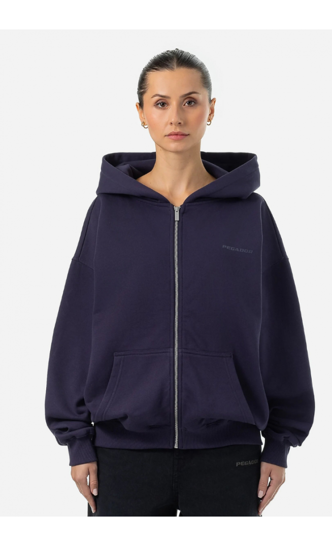 Logo Oversized Sweat Jacket