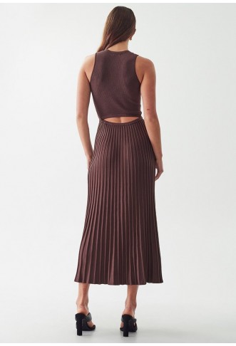 WILLA LYRIC - Jumper dress - chocolate