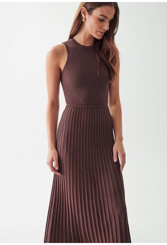 WILLA LYRIC - Jumper dress - chocolate