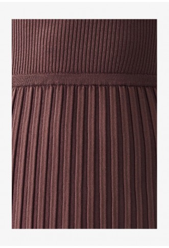 WILLA LYRIC - Jumper dress - chocolate