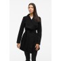 VILA VICOOLEY COLLAR BELT COAT
