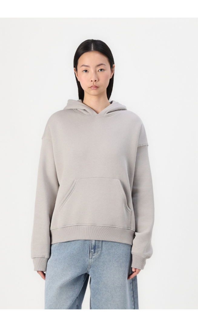 Gina Tricot BASIC ORIGINAL HOODIE - Sweatshirt - drizzle
