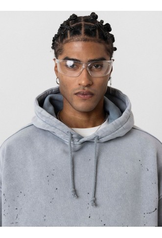 VAMOS CLO Sweatshirt in Light Grey