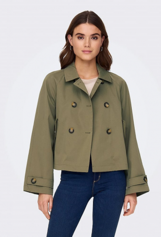 ONLY - Short coat - aloe