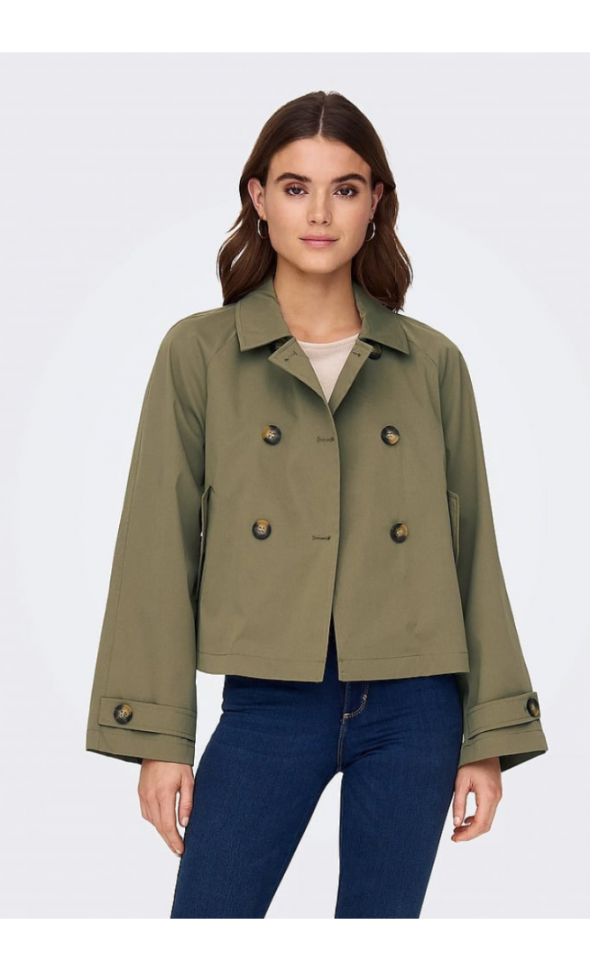 ONLY - Short coat - aloe