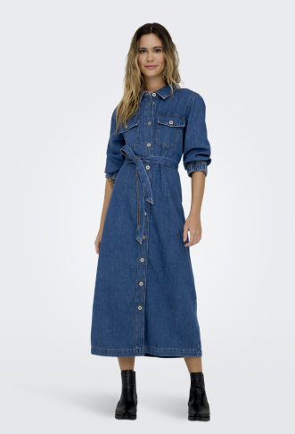 ONLY - Denim dress - medium...