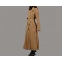 Belted Wool Maxi Coat