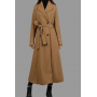 Belted Wool Maxi Coat