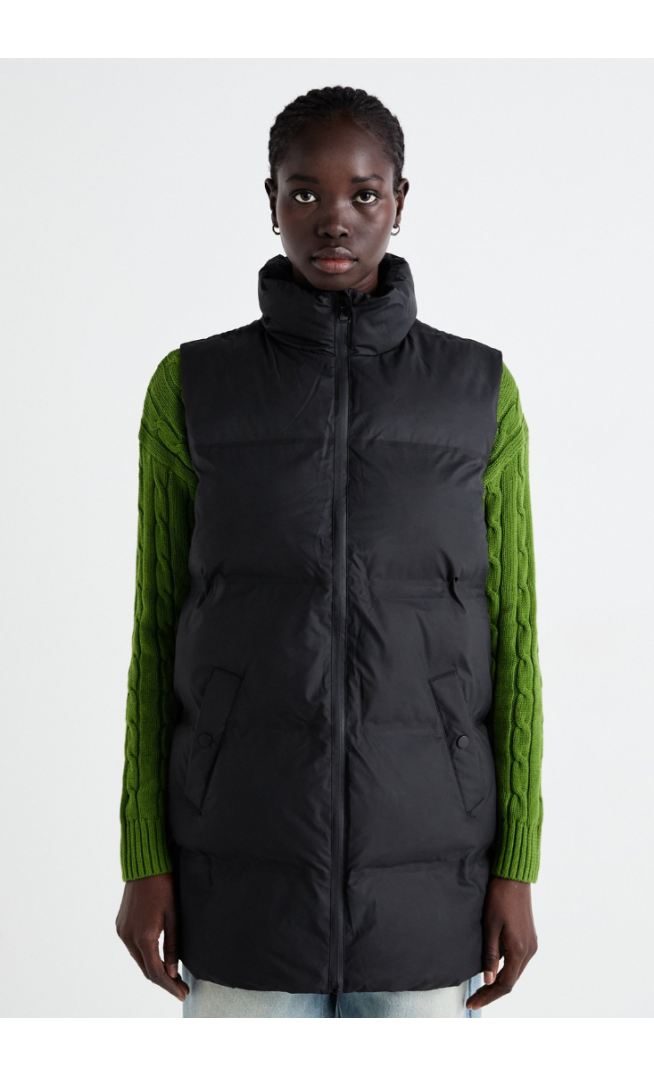 ONLY  RAIN PUFFER  - Waistcoat - black