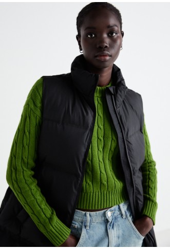 ONLY  RAIN PUFFER  - Waistcoat - black