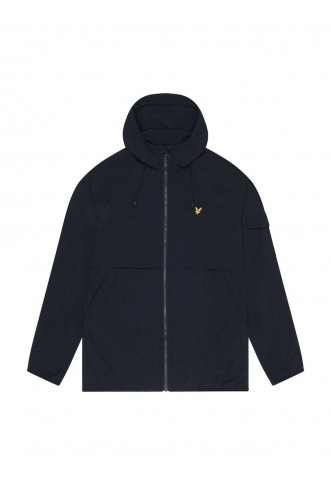 Lyle & Scott Blue Hooded Windbreaker Jacket