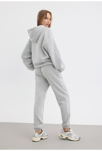 Even&Odd SET - Tracksuit - mottled light grey