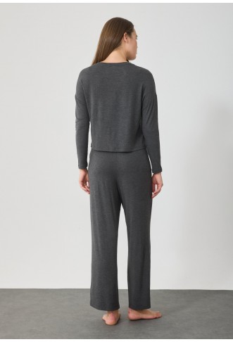Anna Field SET - Pyjama set - dark grey