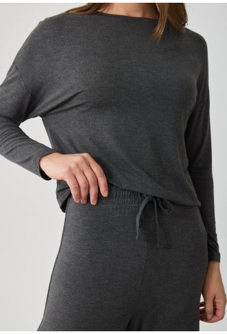 Anna Field SET - Pyjama set - dark grey
