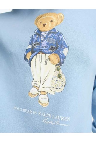 Polo Ralph Lauren bear logo in light blue