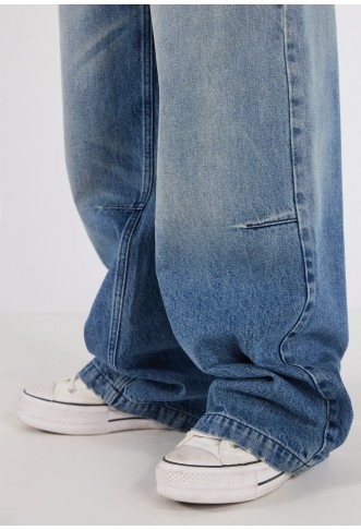 YOURTURN UNISEX - Baggy Jeans - blue denim