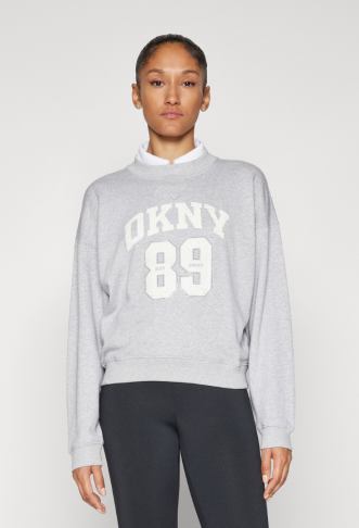 RHINESTONE LOGO CREW NECK...