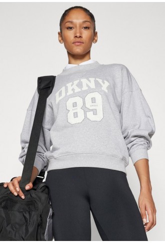 RHINESTONE LOGO CREW NECK PULLOVER