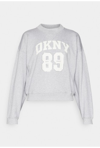 RHINESTONE LOGO CREW NECK PULLOVER