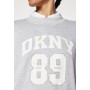 RHINESTONE LOGO CREW NECK PULLOVER