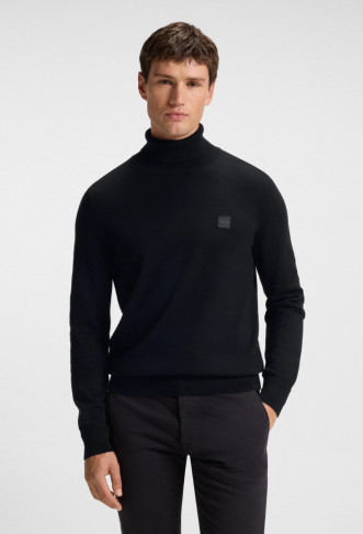 Rollneck sweater in cotton...